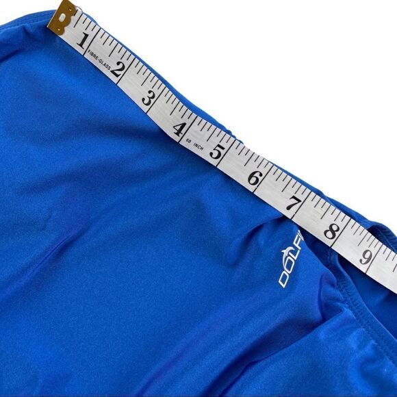 “Dolphin Ocean” Racing Solid Performance Back One Piece Swimsuit • NWT - Picture 11 of 14